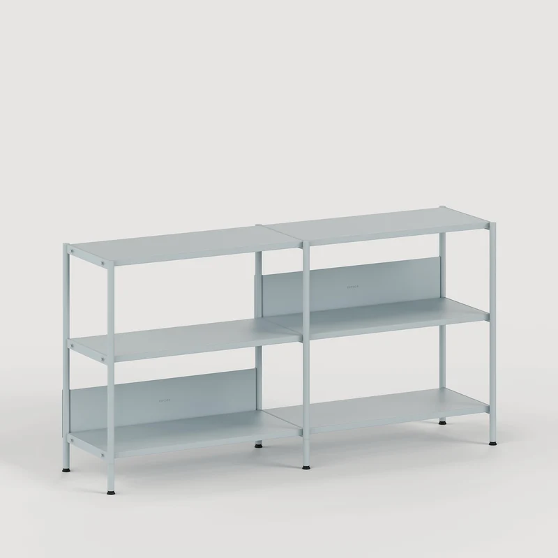 Etagère UNIT - H75 à 85 x L164cm - acier thermolaqué