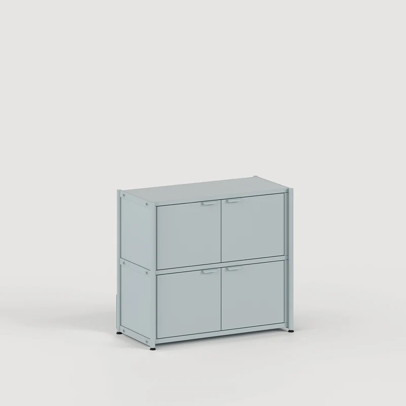Etagère UNIT - H75 à 85 x L84cm - acier thermolaqué