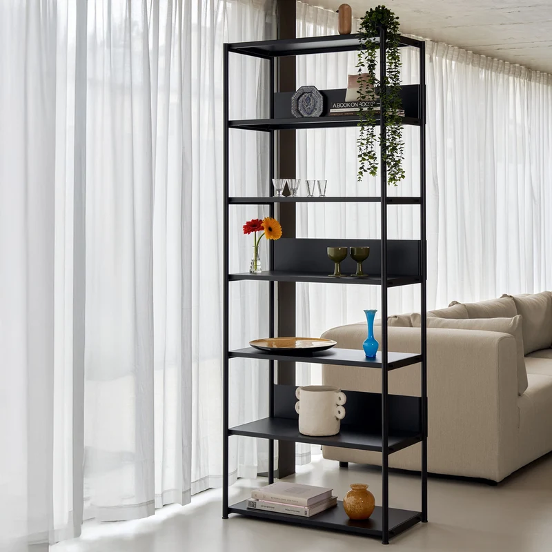 Etagère UNIT - H180 à 215 x L84cm - acier thermolaqué
