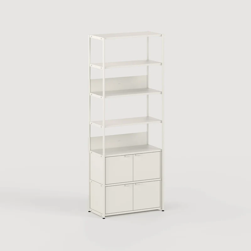 Etagère UNIT - H180 à 215 x L84cm - acier thermolaqué
