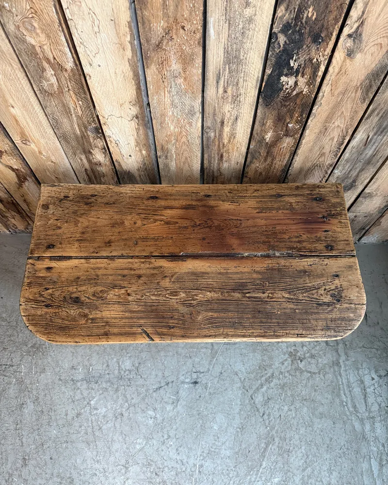 Petite console ou table de chevet en pin massif