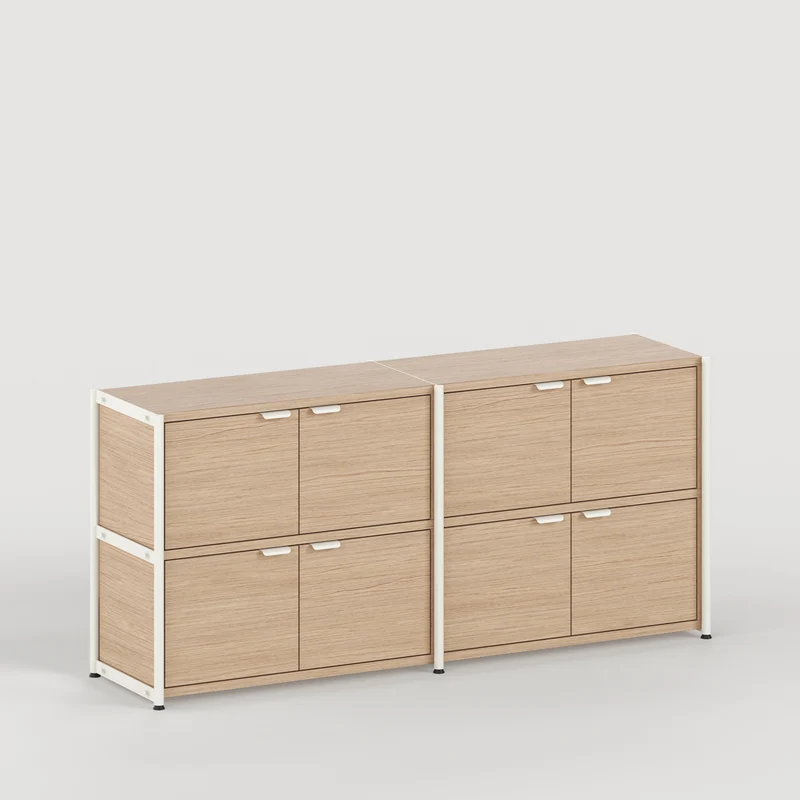 Etagère UNIT - H75 à 85 x L164cm - bois éco-certifié
