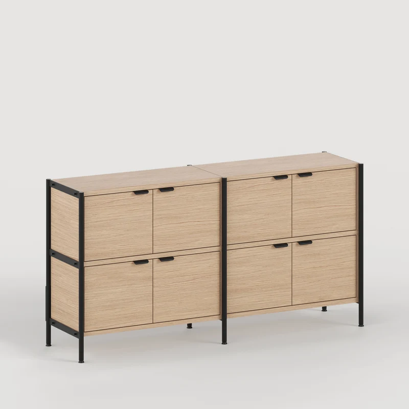 Etagère UNIT - H75 à 85 x L164cm - bois éco-certifié
