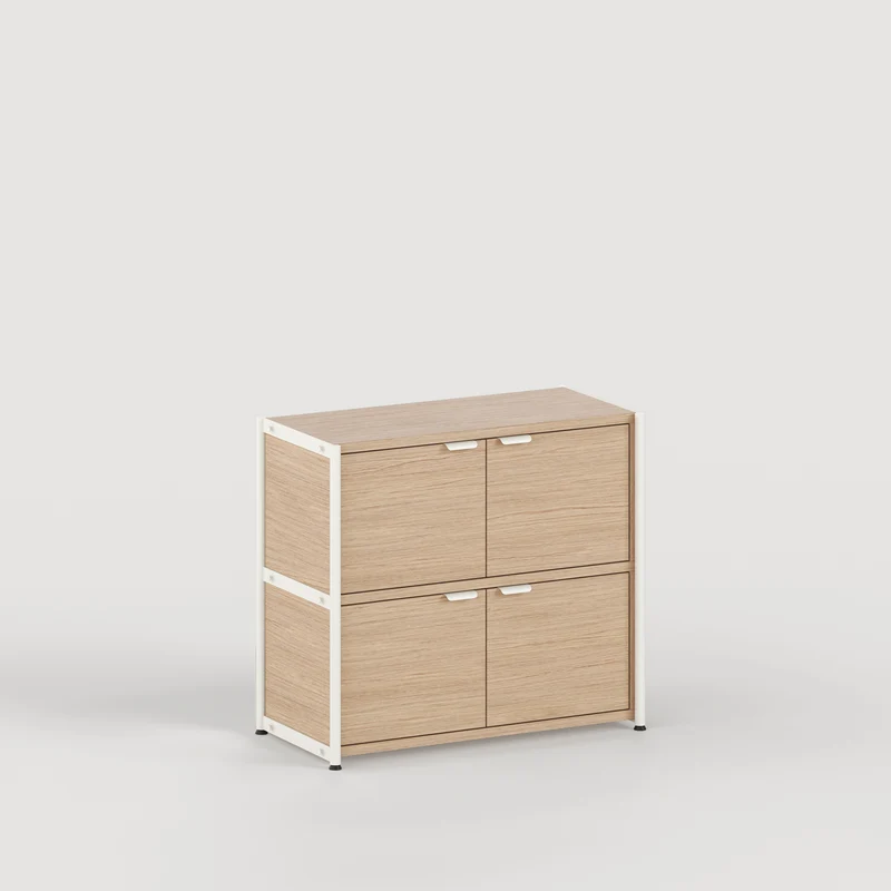 Etagère UNIT - H75 à 85 x L84cm - bois éco-certifié