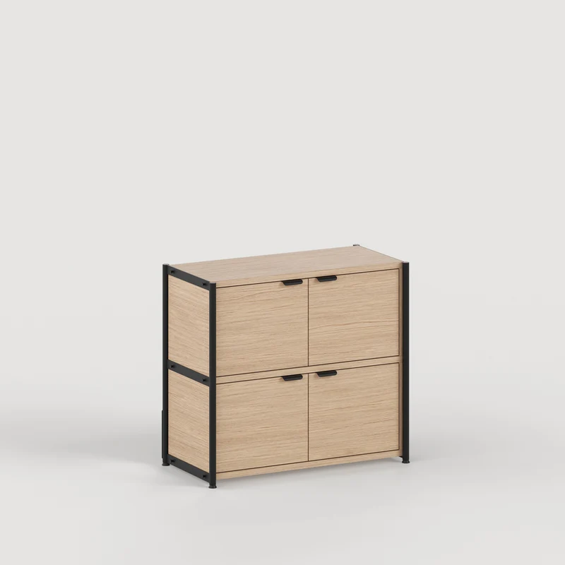 Etagère UNIT - H75 à 85 x L84cm - bois éco-certifié