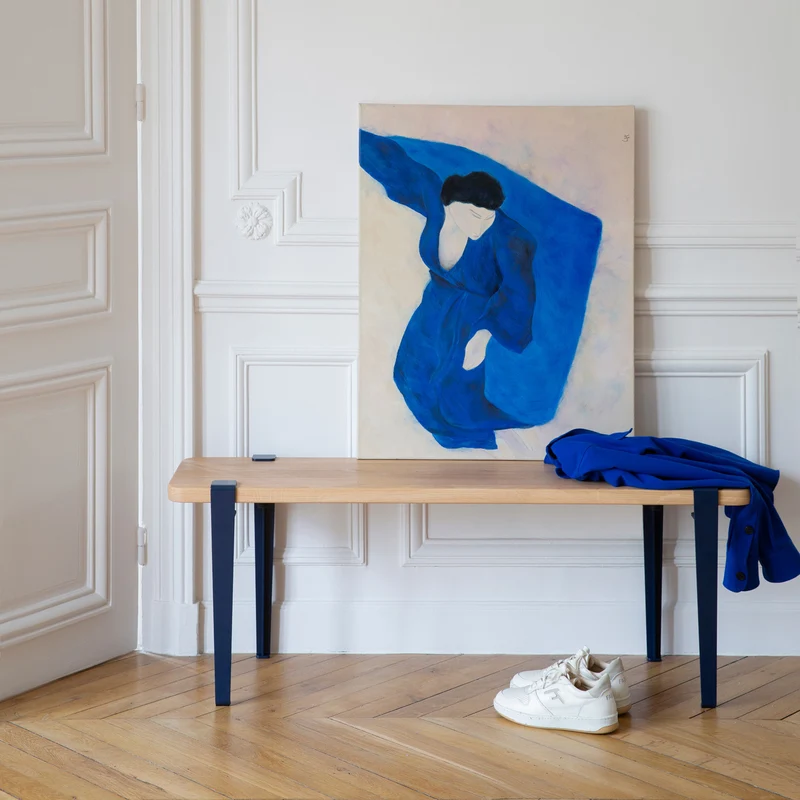 Banc d'appoint TIPTOE 120x30cm - chêne massif