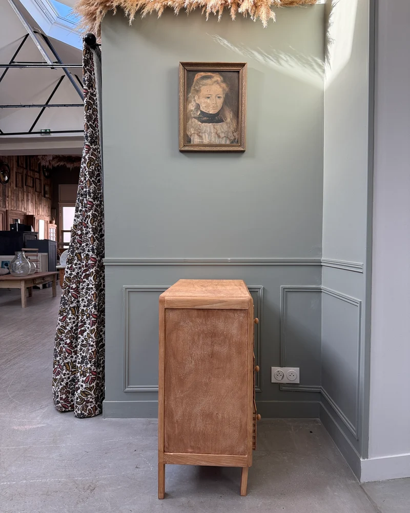 Commode vintage en hêtre