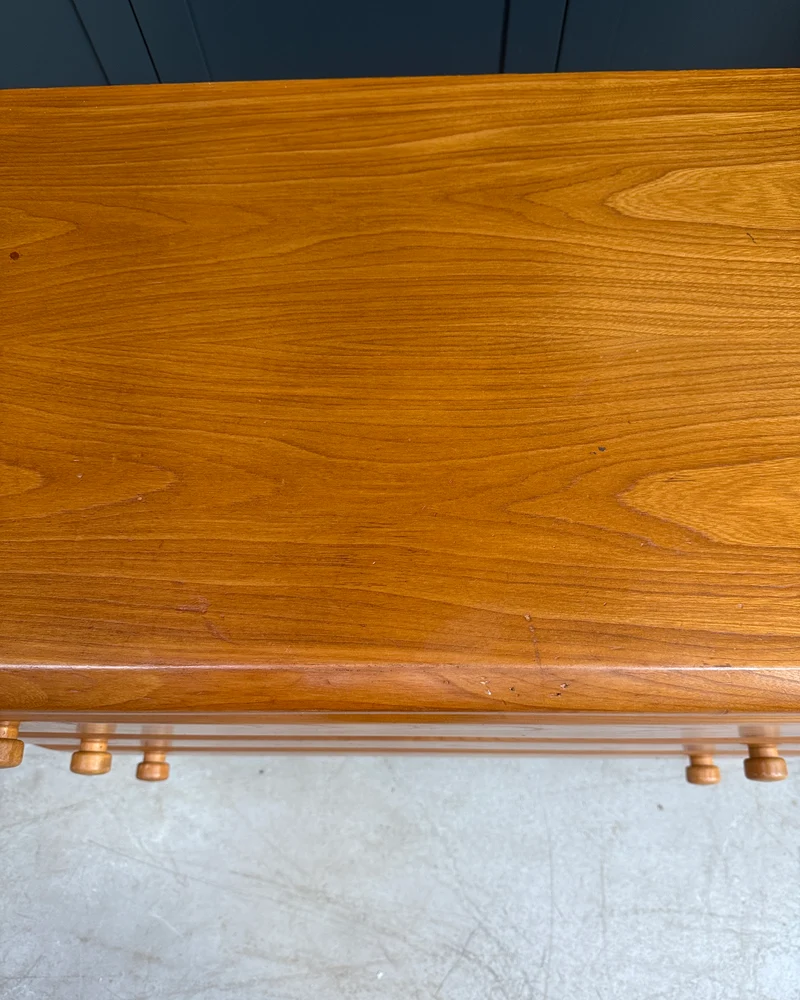 Commode vintage en orme massif