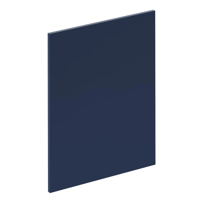 Façade de tiroir de cuisine Venise 2 bleu marine mat H.76.5 x l.59.7 cm