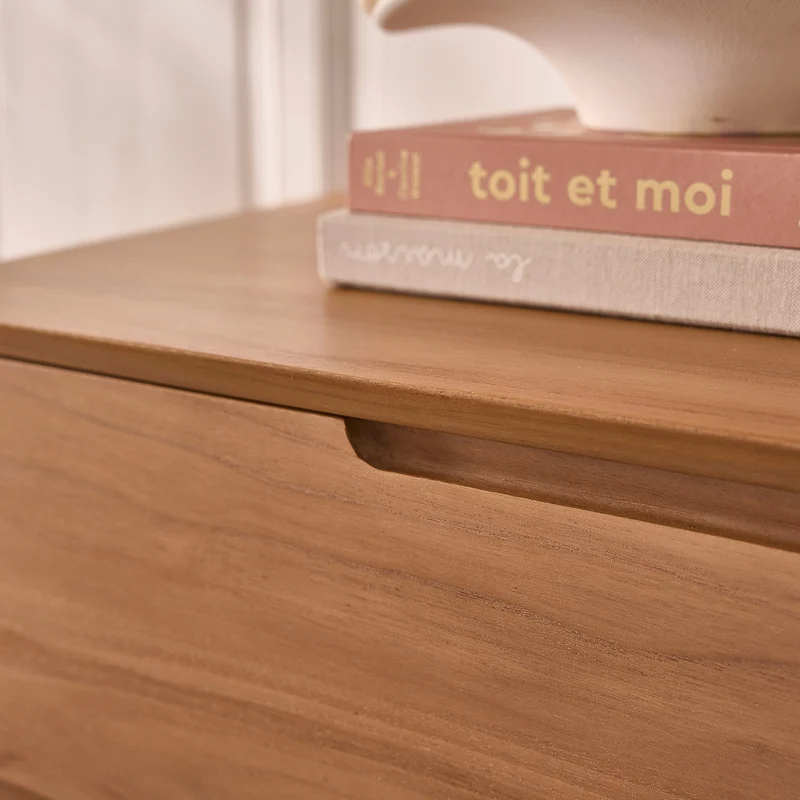 Commode en teck massif 110 cm