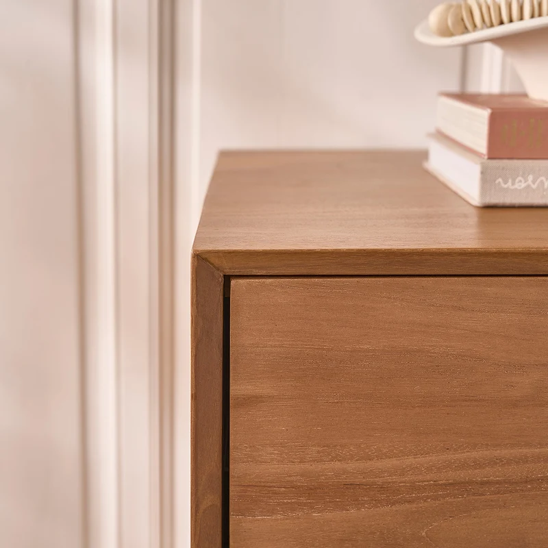 Commode en teck massif 110 cm
