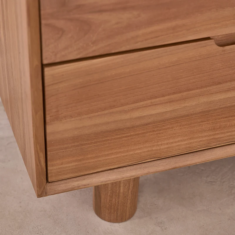Commode en teck massif 110 cm