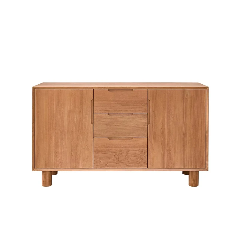 Meuble de salle de bain en teck massif 140 cm