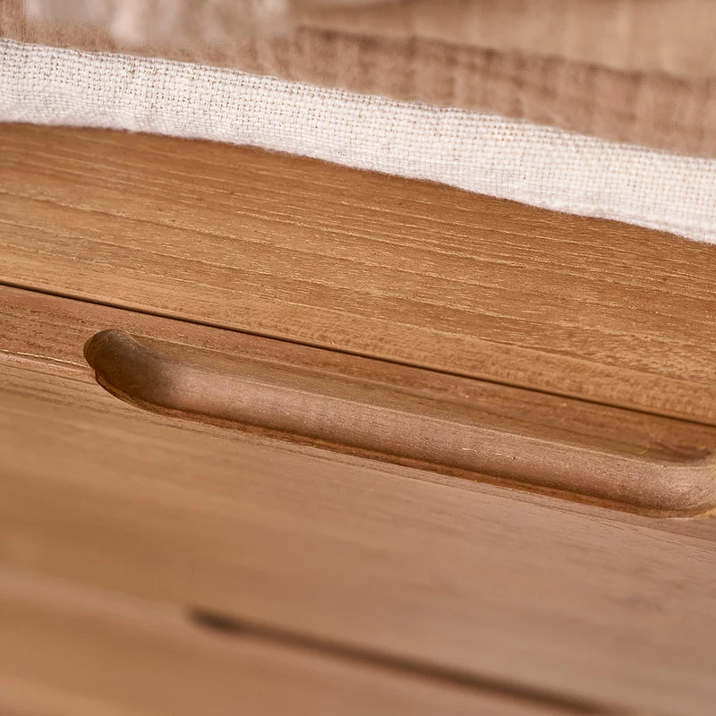 Meuble de salle de bain en teck massif 140 cm