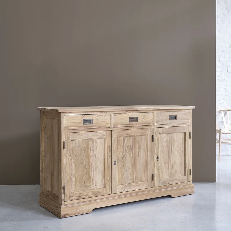 Commode en teck massif 150 cm