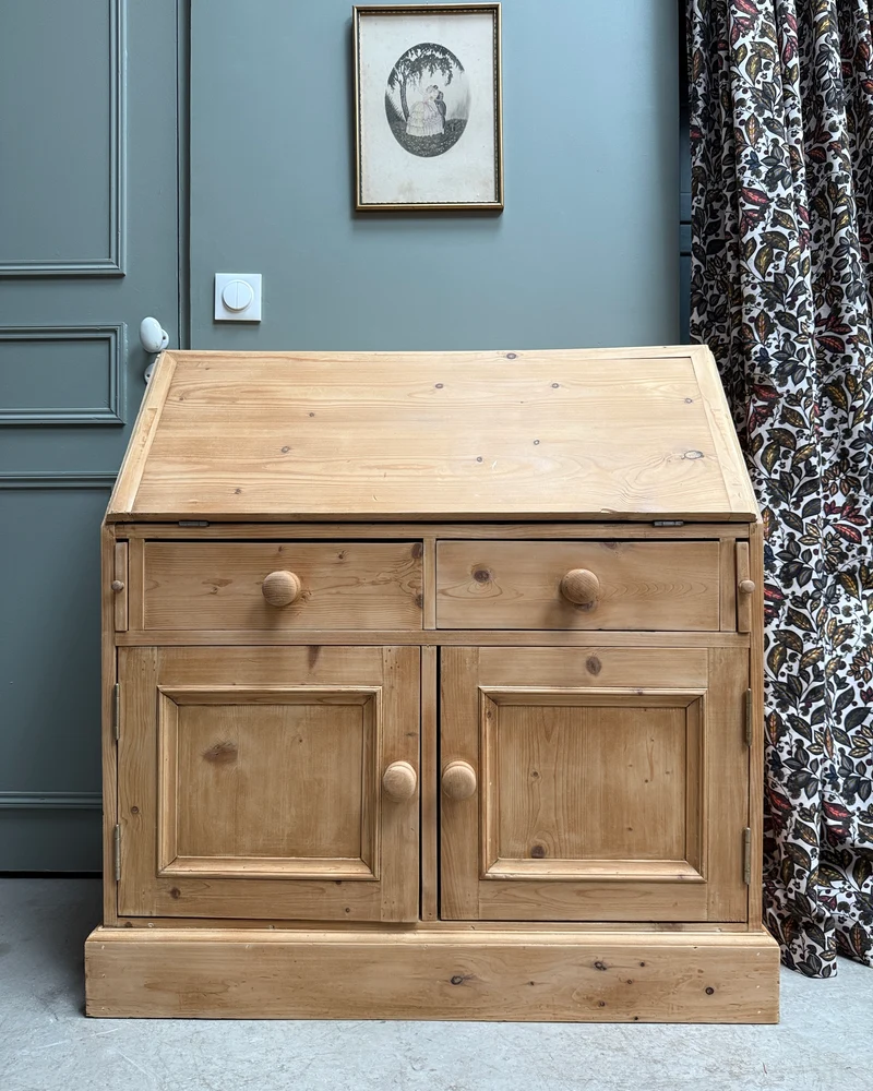 Commode anglaise scriban en pin