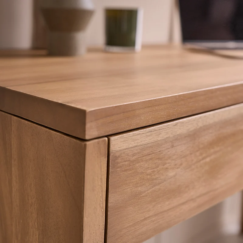 Bureau en teck massif 130 cm