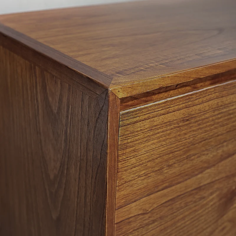 Buffet en mindi massif finition noyer 180 cm