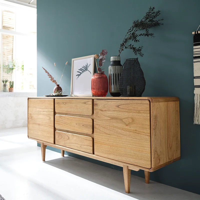 Buffet vintage en mindi massif 180 cm