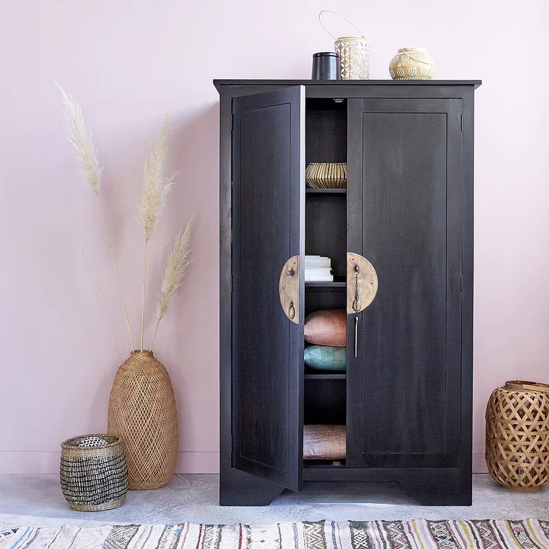 Armoire en acajou massif 105 cm