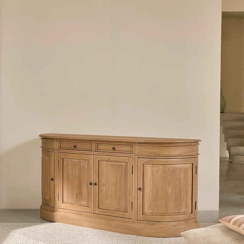 Buffet en teck massif 180 cm