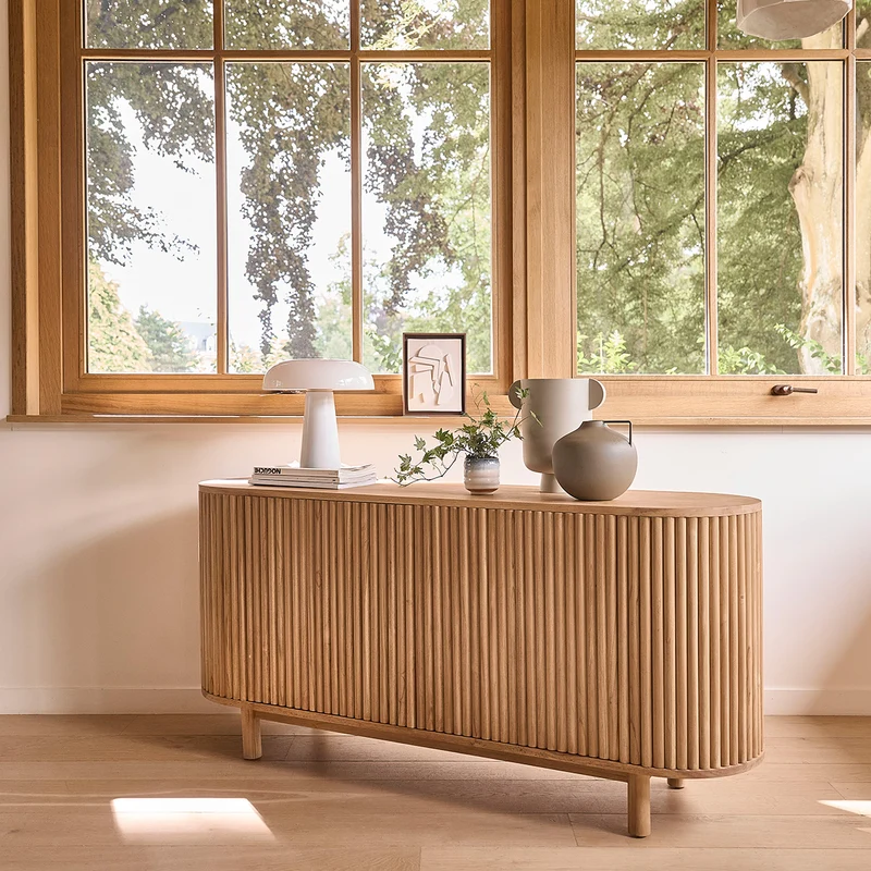 Buffet en teck massif 160 cm