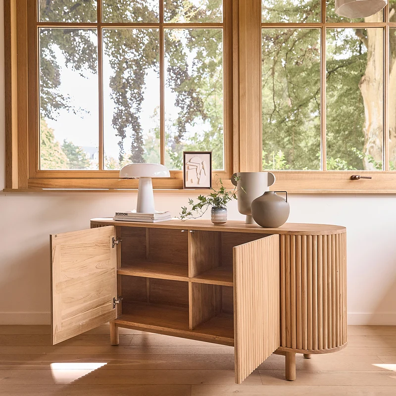 Buffet en teck massif 160 cm