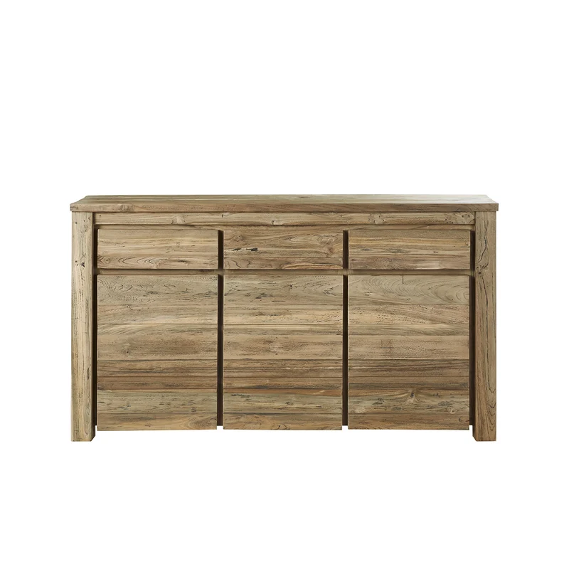 Buffet en teck massif recyclé 160 cm
