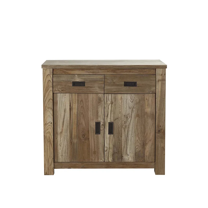 Buffet en teck massif recyclé 100 cm