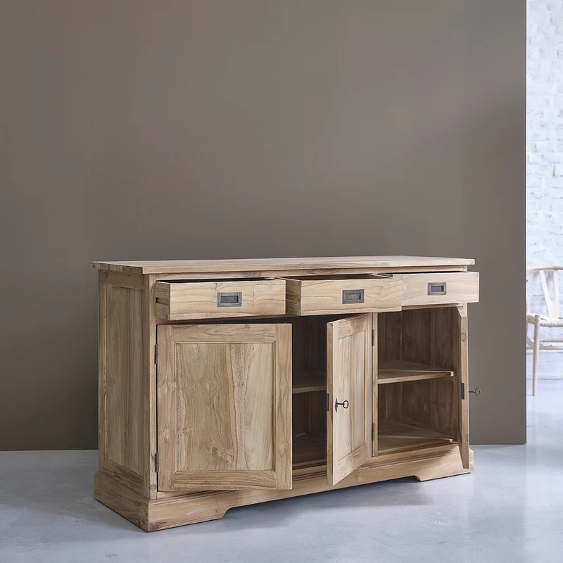 Buffet en teck massif 150 cm