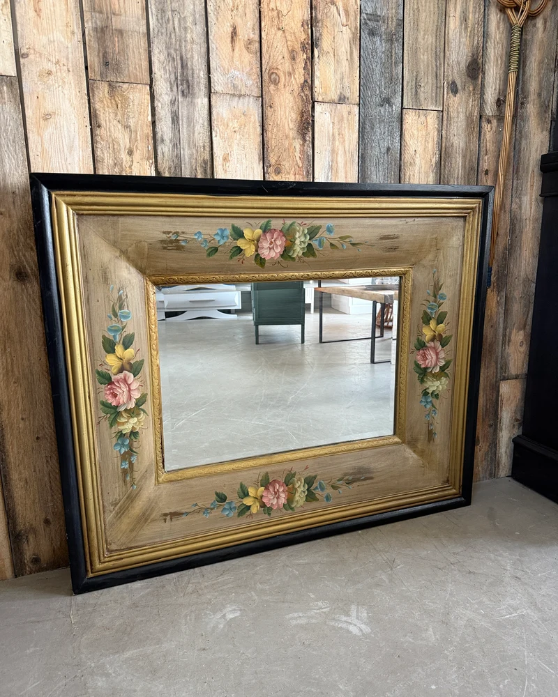 Grand miroir peint