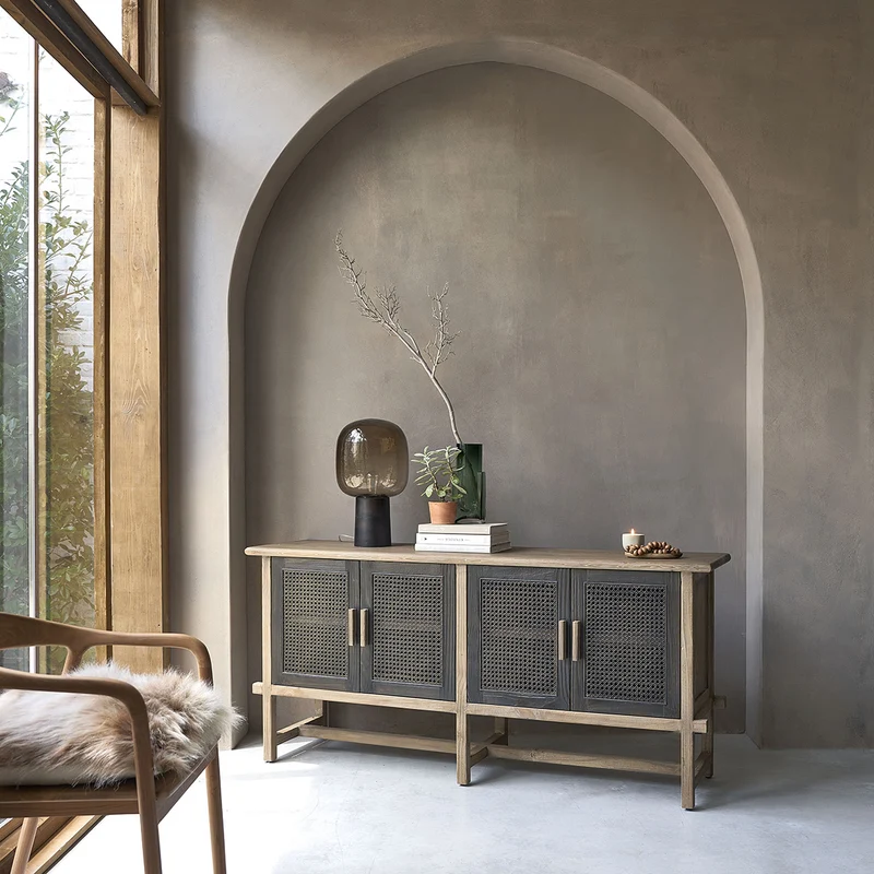 Buffet en bois recyclé massif 173 cm