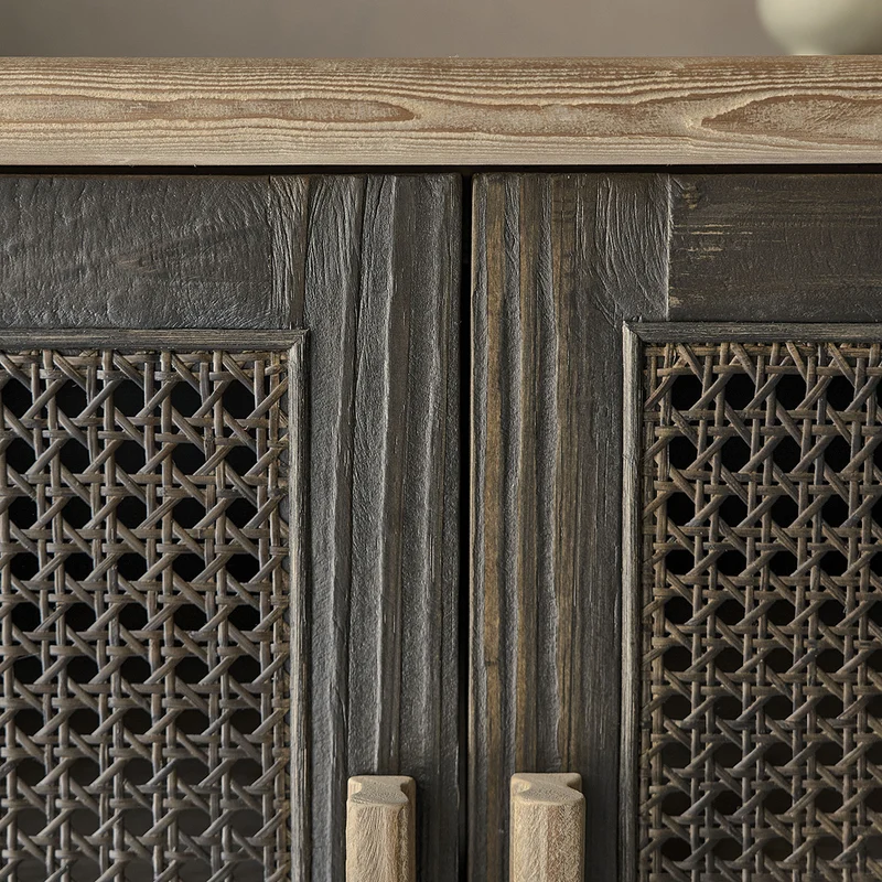 Buffet en bois recyclé massif 173 cm