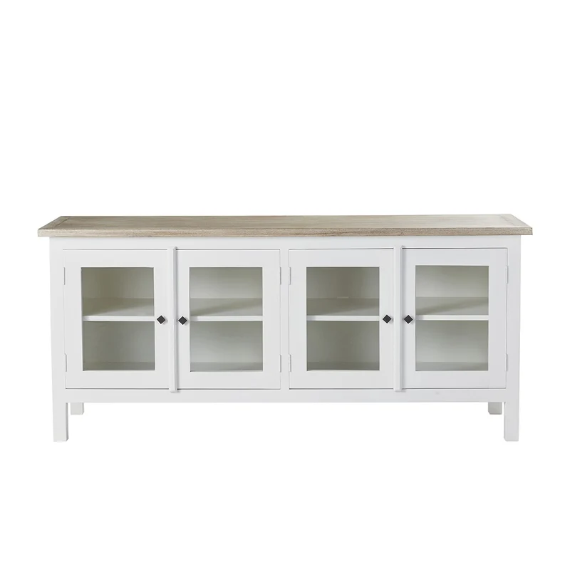 Buffet en acajou et teck massif 180 cm