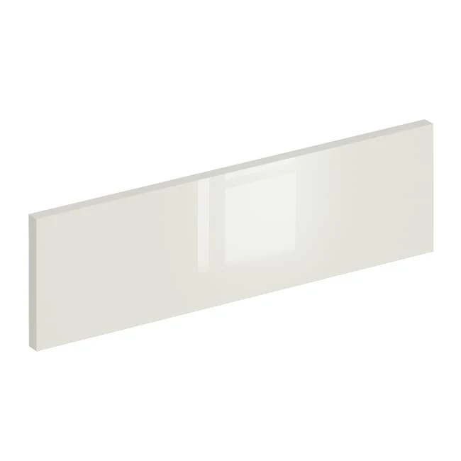 Bandeau Osaka blanc calcaire brillant H.16.5 x l.59.7 cm