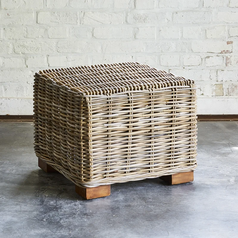 Table basse en kubu naturel