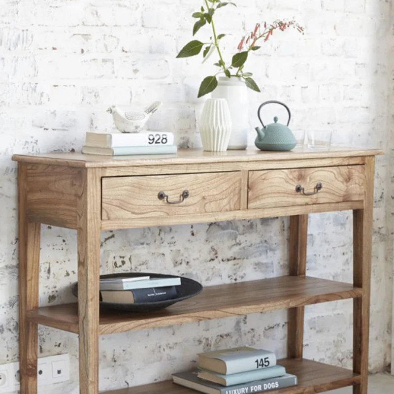 Console en mindi massif 120 cm