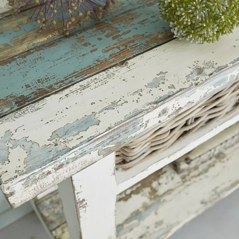 Console en bois recyclé massif 150 cm