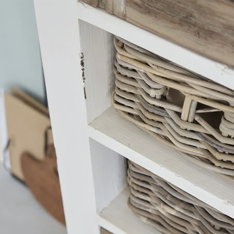 Vaisselier en bois recyclé massif 70 cm