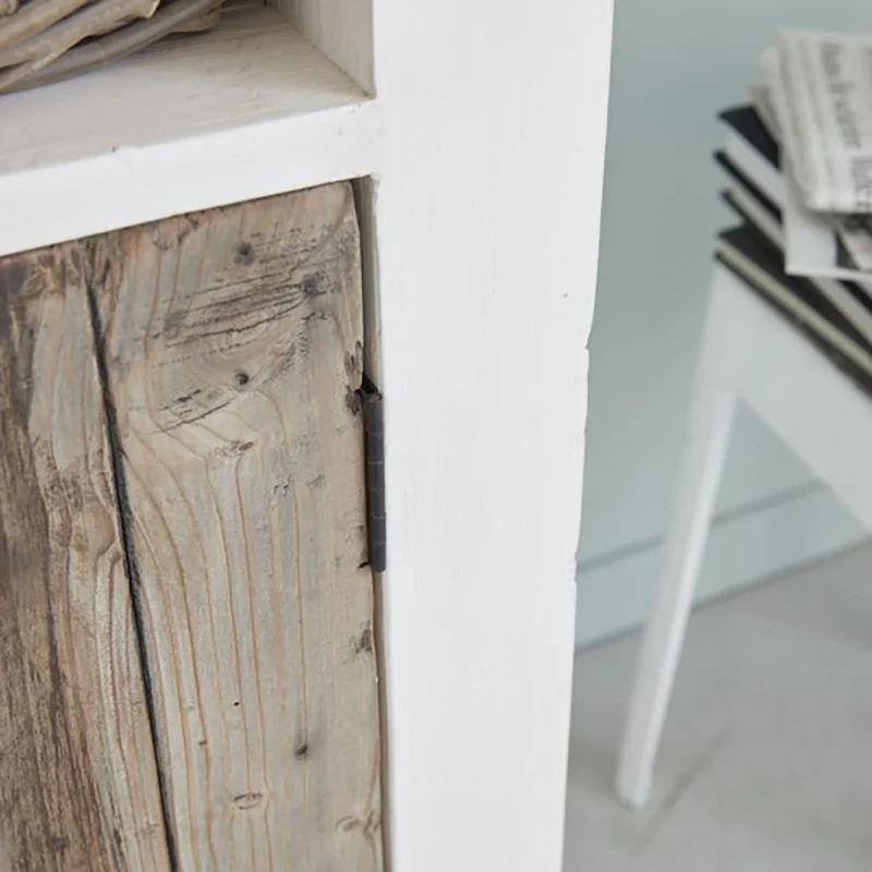 Vaisselier en bois recyclé massif 70 cm