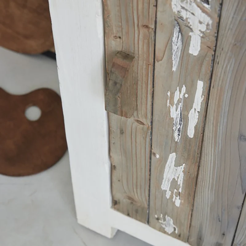 Vaisselier en bois recyclé massif 70 cm