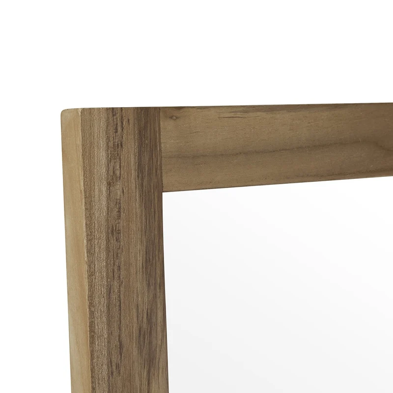 Miroir en teck massif rectangulaire 160x80 cm