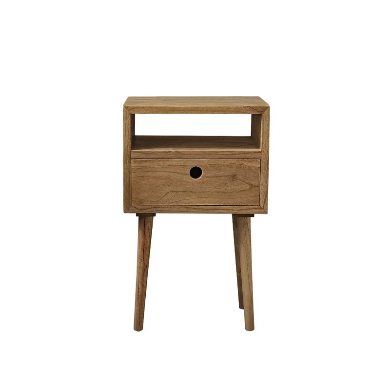Table de chevet en mindi massif 65 cm