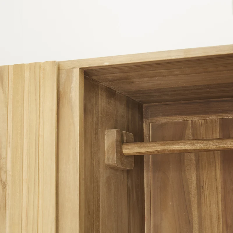 Armoire en teck massif 95 cm
