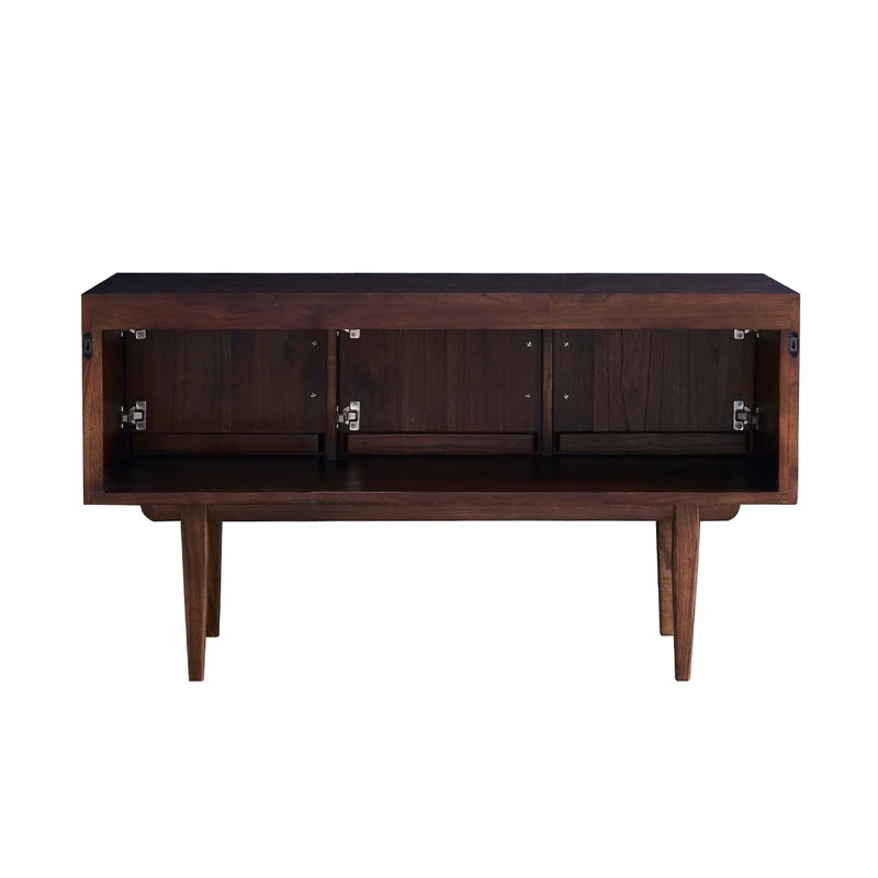 Meuble de salle de bain en mindi massif 135 cm