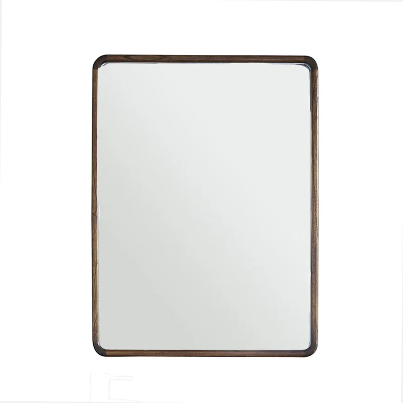 Miroir en mindi massif rectangulaire 80x60 cm