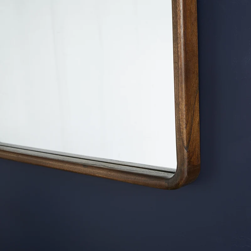 Miroir en mindi massif rectangulaire 80x60 cm