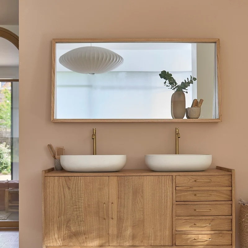 Miroir en mindi massif 135x67 cm