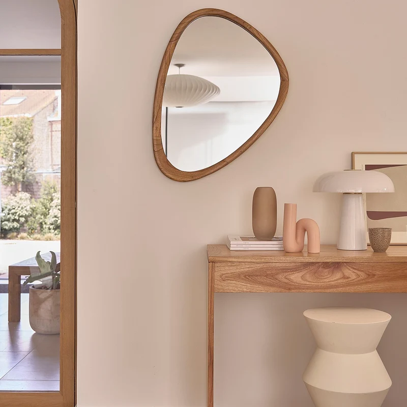 Miroir en mindi massif 75x60 cm