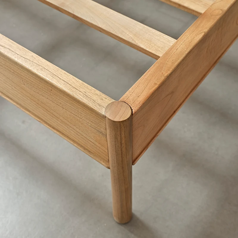 Lit en mindi massif 160 cm avec sommier